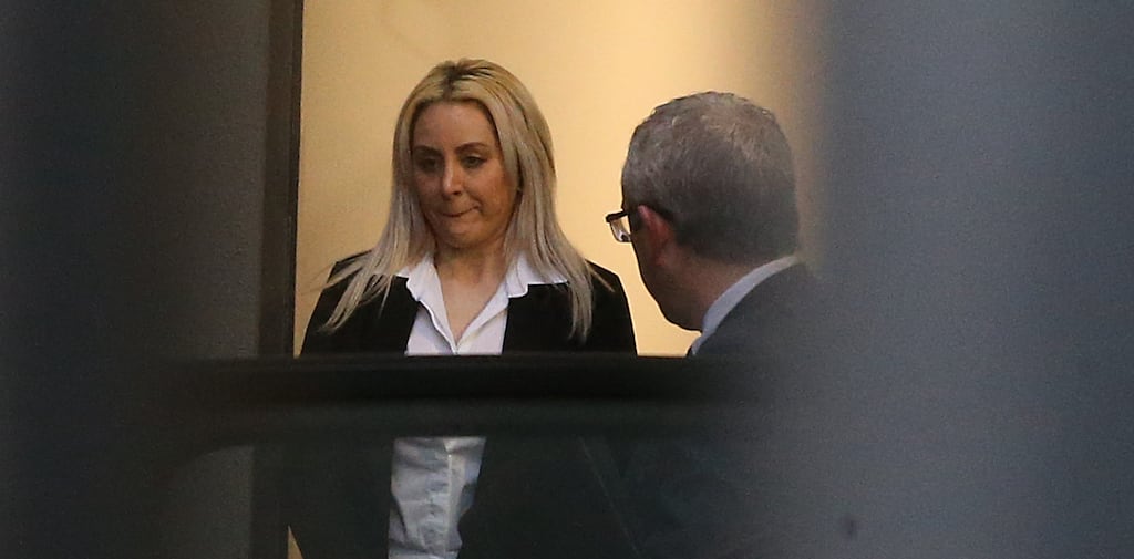 Ruth Lawrence was extradited from South Africa to face trial nearly a decade after the bodies of Anthony Keegan and Eoin O’Connor were found. Photograph: Collins Courts