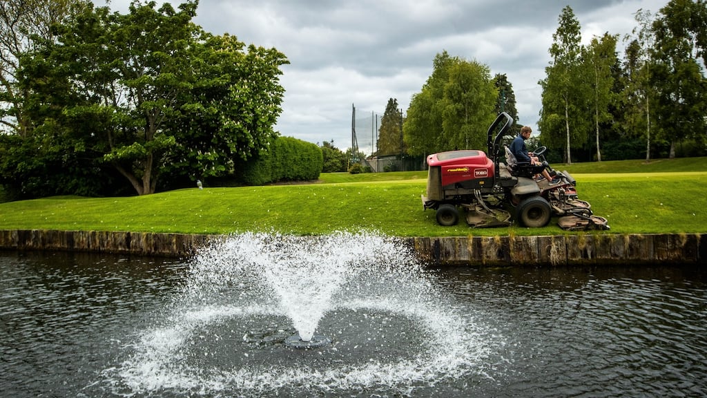 A view of preparations being made to Clontarf Golf Club ahead of their reopening in May. Photo: Ryan Byrne/Inpho