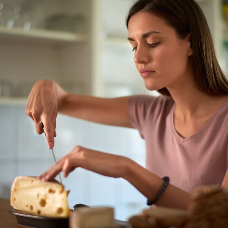 The biggest faux pas in fromage is cutting the nose off a cheese, rather than slicing it lengthways. Photograph: iStock