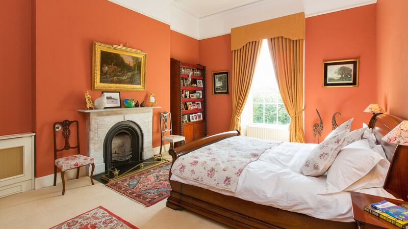 The master bedroom at 17 Longford Terrace, Monkstown, Co Dublin