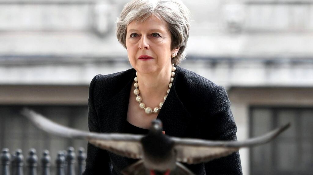 British prime minister Theresa May’s approach does not command a majority in parliament. Photograph: Victoria Jones/Pool