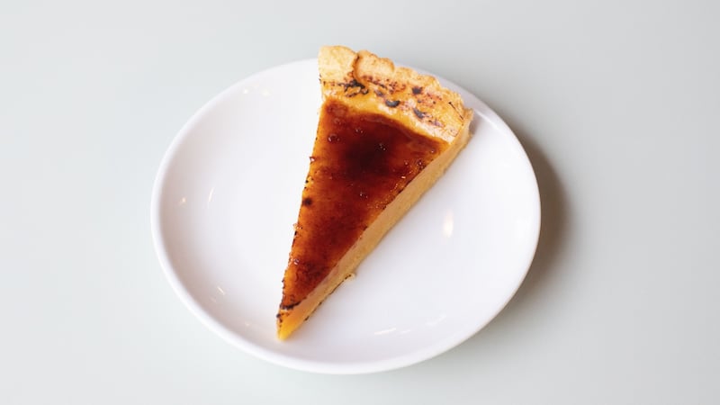 Brown sugar tart from the dessert menu.