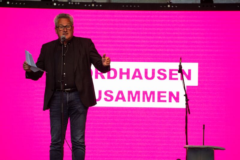Prof Jens-Christian Wagner, director of Buchenwald and Mittelbau-Dora concentration camp memorials: 'What’s important now is to not be intimidated.' Photograph: Craig Stennett/Getty