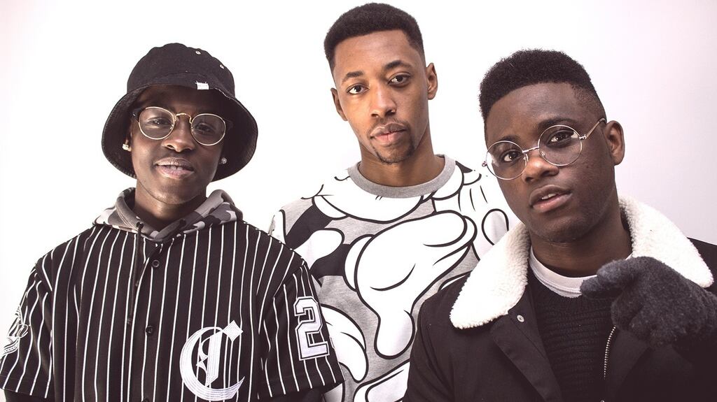 AikJ, Sam Ojo and Damola, three parts of the Word Up Collective