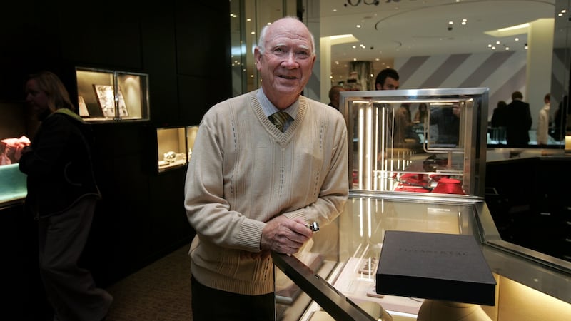 David Courtney at Tiffany & Co in Brown Thomas, Grafton Street, Dublin. Photograph: Eric Luke