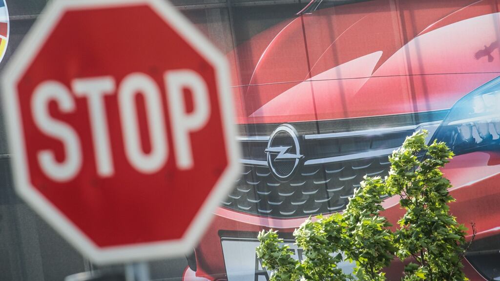 Two of Opel’s most popular 1.6 litre diesel models, examined by ‘Der Spiegel’ magazine, have software that reportedly switches off filtering above 33 degrees and below 20 degrees. Photograph: Frank Rumpenhorst/EPA