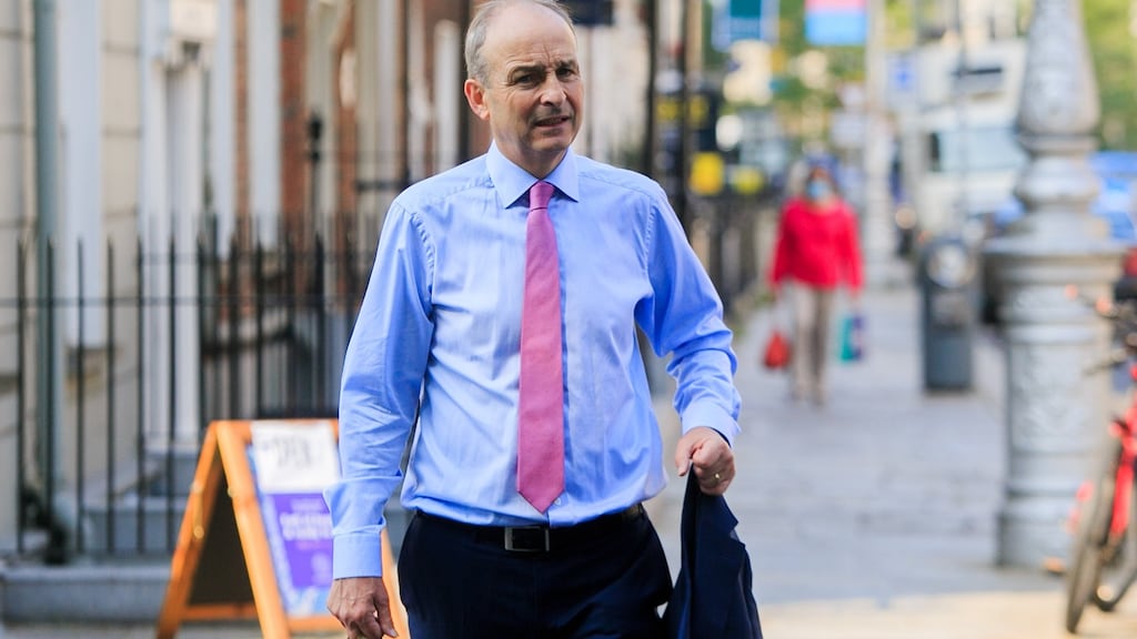 Taoiseach Micheál Martin pictured entering Leinster House this week. Photograph: Gareth Chaney/Collins