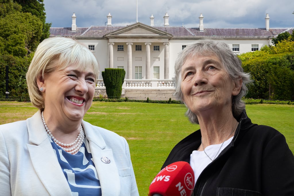 Catherine Connollly and Heather Humphreys