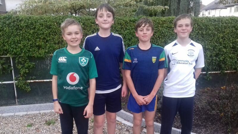 Róisín Egan, Patrick Doody, Oliver Ward and Sean Pilkington