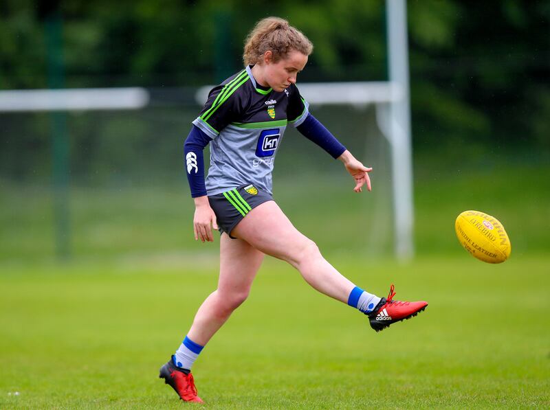 Kate Keaney at an AFLW camp during her GAA playing days. Photograph: Tommy Dickson/Inpho