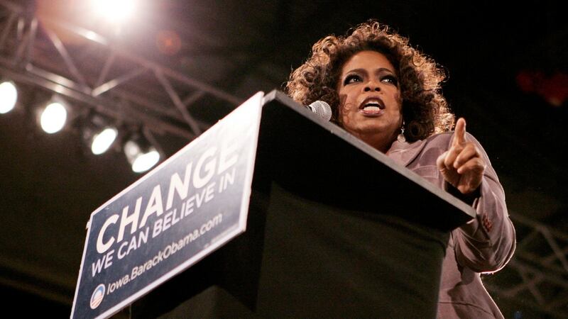 Oprah Winfrey: It’s all hypothetical. Photograph: Ramin Rahimian/Reuters