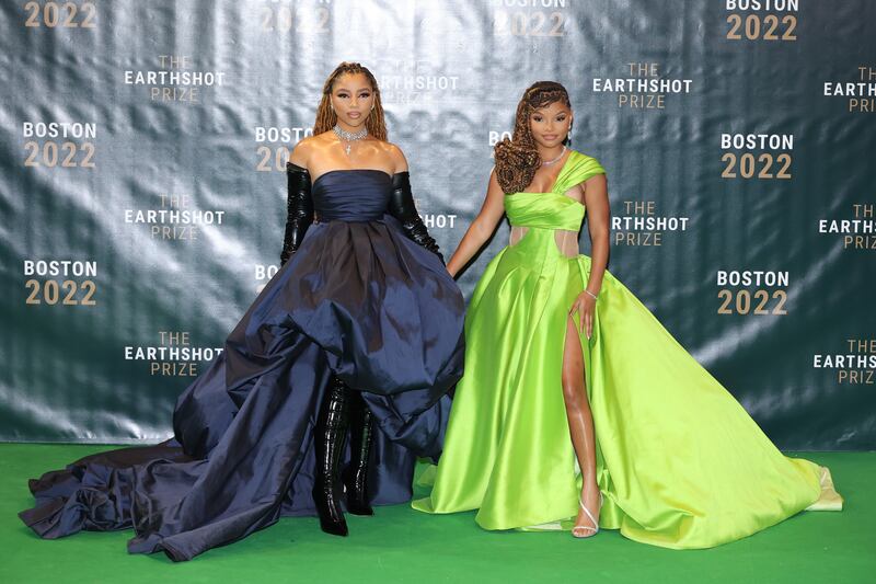 Chloe and Halle Bailey attend the The Earthshot Prize 2022 in Boston, Massachusetts. Photograph: by Mike Coppola/Getty Images