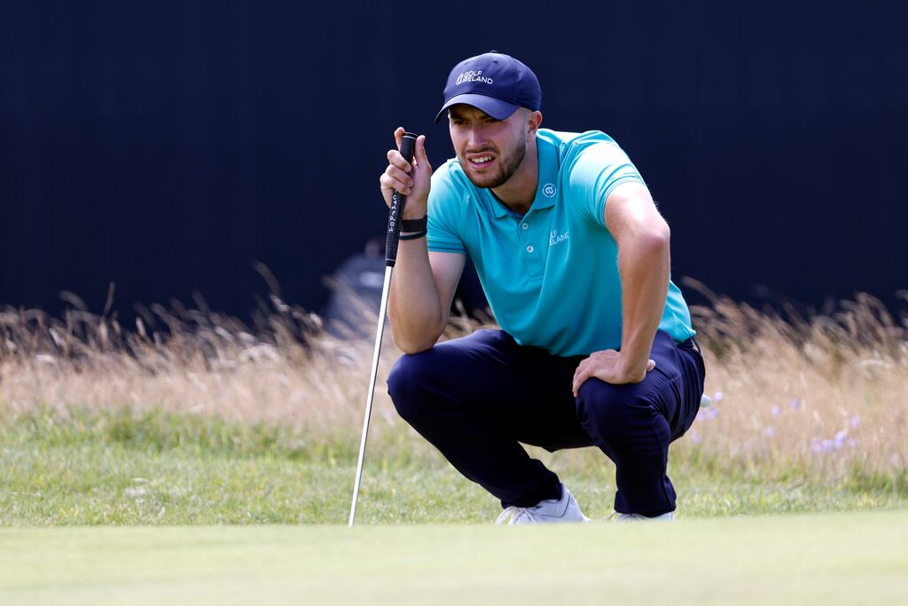 Ireland's Alex Maguire during day two of The Open at Royal Liverpool last month. Photograph: Richard Sellers/PA