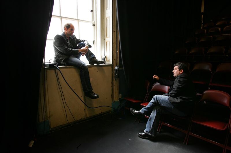 Patrick O'Kane and Owen McCafferty. Photograph: Bryan O'Brien
