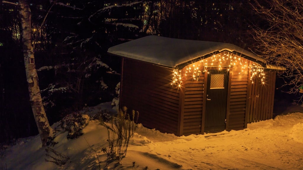Safe space? “I found my hyperventilating father cowering in the shed, pretending to get turf.” Photograph: Getty