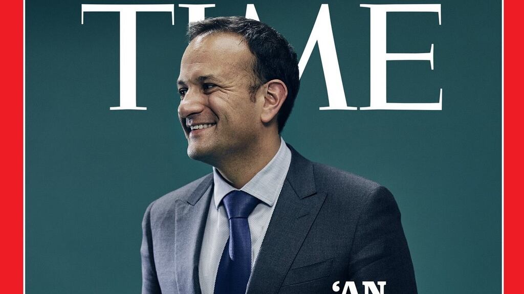 Leo Varadkar on the cover of Time magazine’s Europe edition