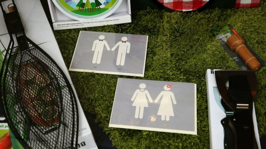 In setting out a timeframe that may make the first legal gay marriage in the Irish State possible by September, Minister for Justice Frances Fitzgerald said: “I am very conscious that many couples will want to get married as soon as possible. I am working to make that happen.” Photograph: Brian Lawless/PA Wire