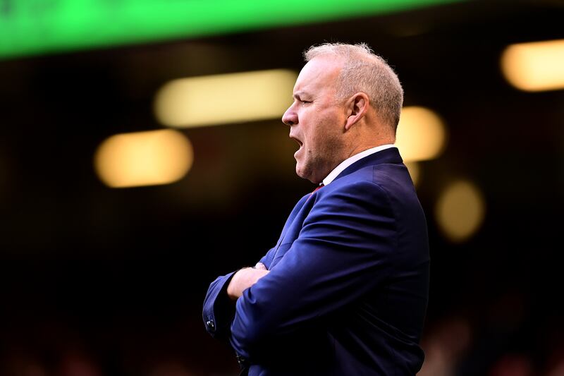 Wales head coach Wayne Pivac is under pressure following his side's shock defeat to Georgia. Photograph: Ashley Crowden/Inpho