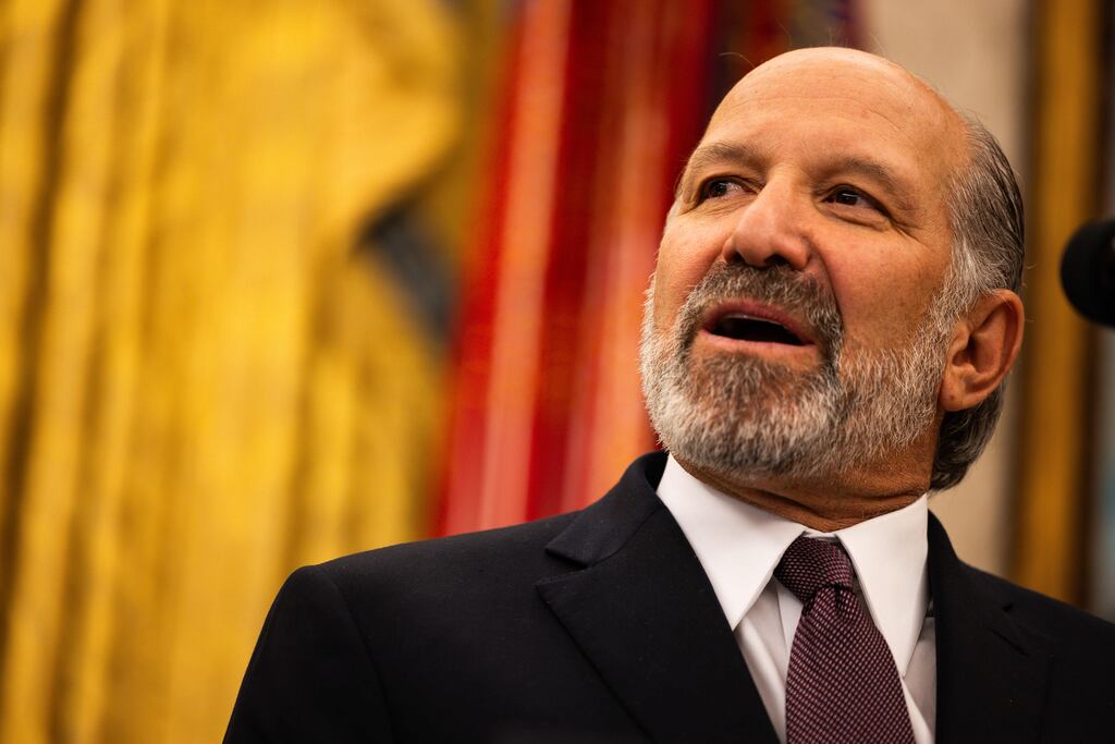 US Secretary of Commerce Howard Lutnick downplayed the impact of legal uncertainty around US tariffs on negotiations with the EU. Photograph: Tierney L. Cross/The New York Times