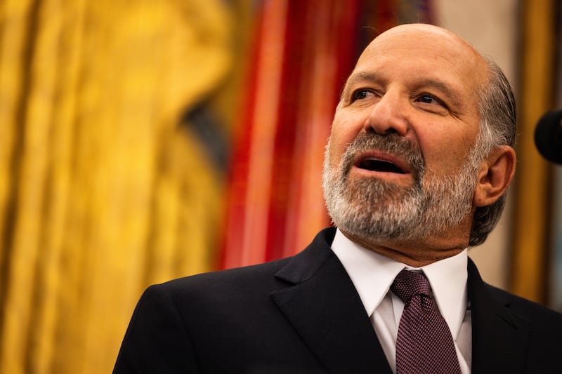 Howard Lutnick: Simon Harris wrote to the US secretary for commerce earlier this month, saying Ireland and the US enjoy a 'mutually advantageous economic bilateral relationship'. Photograph: Tierney L Cross/The New York Times