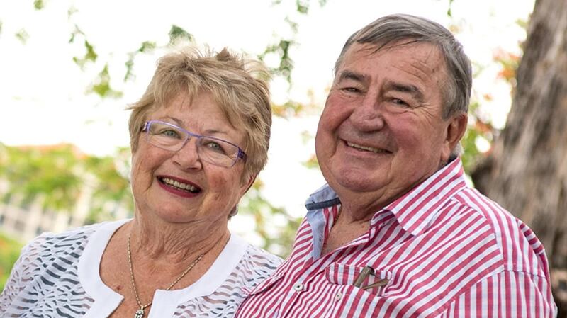 Jan with her husband Dr Tom Dooley
