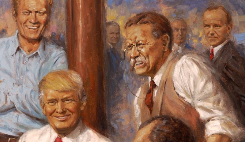Teddy Roosevelt in Andy Thomas’s painting
