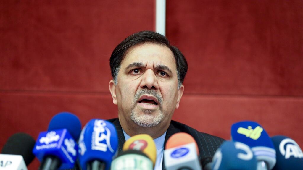 Iranian minister of transport Abbas Akhoundi: said the first aircraft could join Iran’s ageing fleet as early as March. Photograph:  AFP/Getty Images