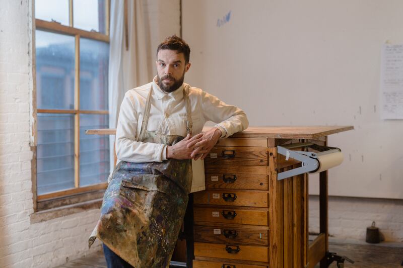 Oliver Jeffers. Photograph: Caroline Tompkins
