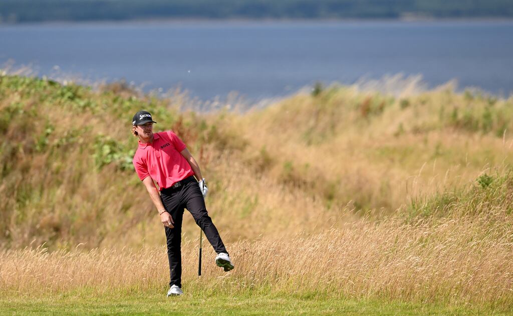 Sean Crocker during the third round of the Hero Open at Fairmont St Andrews. Photograph: Ross Kinnaird/Getty Images