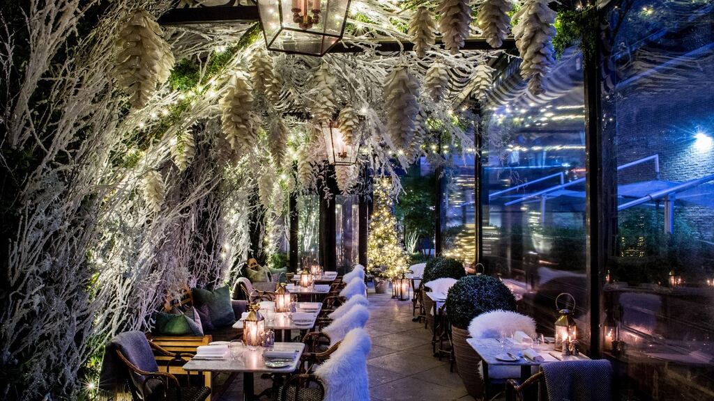 The Dalloway Terrace at The Bloomsbury hotel is now open for the festive season