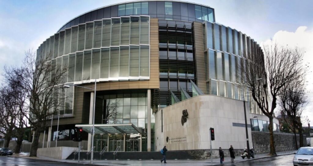 The four men appeared before the Special Criminal Court this morning, charged with the murder of Peter Butterly. Photograph: Matt Kavanagh/The Irish Times
