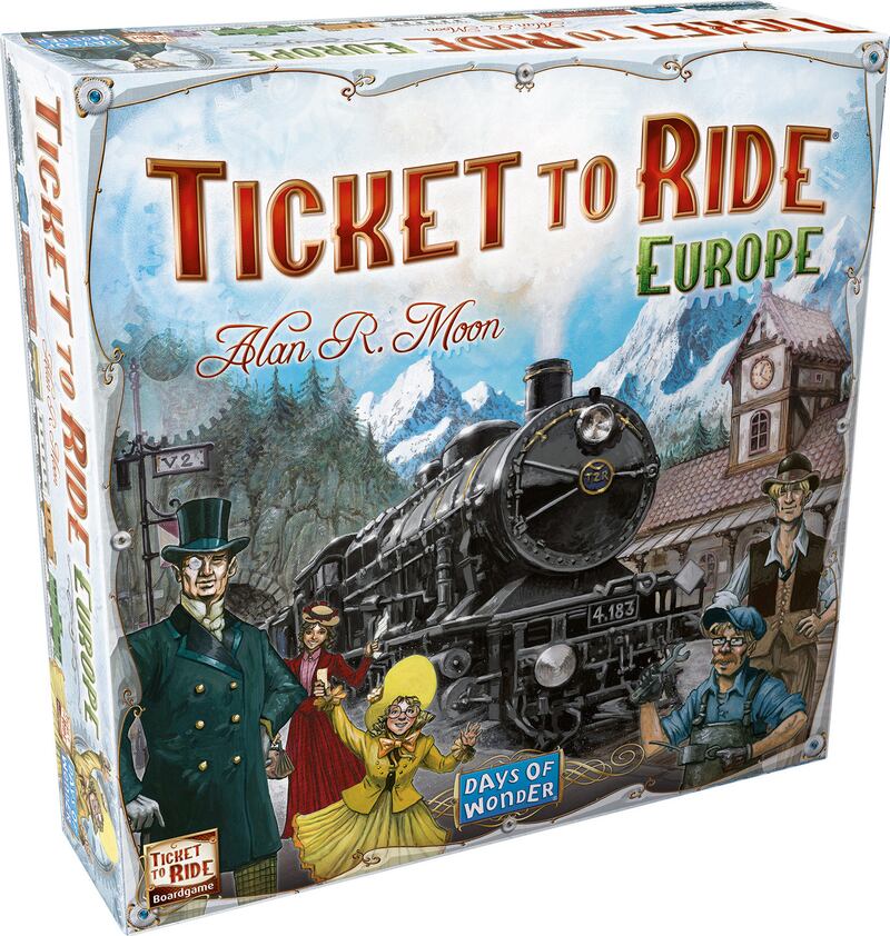 Ticket to Ride’s competitive element involves monopolising railway lines, managing a hand of cards and pursuing secret objectives