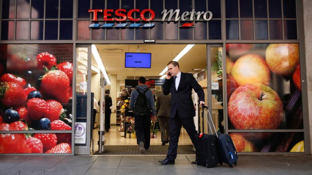 A Tesco store: There is a question mark over the chairman of Britain’s biggest supermarket chain after it emerged Tesco overstated its first-half profit by £250 million. Photograph: Bloomberg