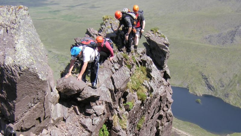 Howling Ridge: To ascend the ridge safely you need training, and this is provided by local company Kerry Climbing.