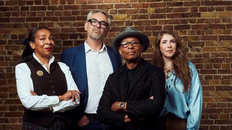 Millionaire Hoarders experts Paula Sutton (left), Clive Downham, Ronnie Archer-Morgan and Rachel Fox