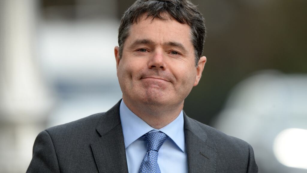 Paschal Donohoe said the detail of the Apple payment is still being worked out. Photograph: Dara Mac Dónaill