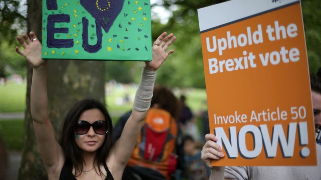 The Picnic to Discuss Brexit: Generation Snowflake went to London’s Green Park to express their anger at Brexit. They forgot only 36 per cent of them bothered to vote. Photograph: Daniel Leal-Olivas/AFP/Getty