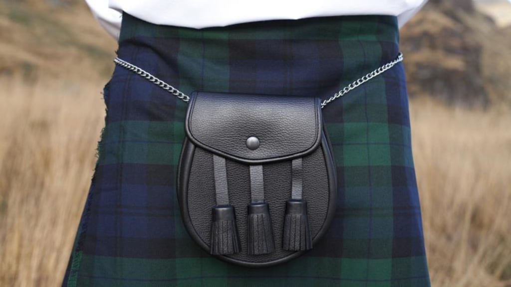 Undated Lidl handout photo of a leather sporran. Photograph: PA Wire