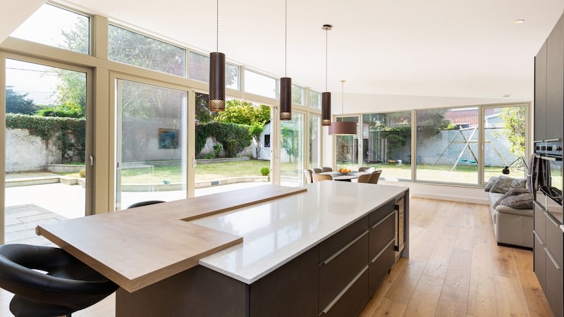 Kitchen/living/dining room