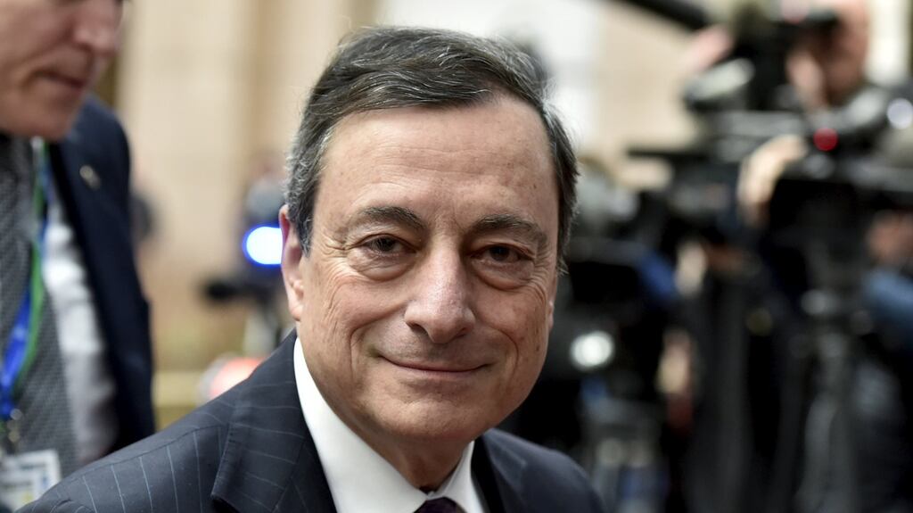 Mario Draghi: ECB interest rate decision is due on Thursday. Photograph: REUTERS/Eric Vidal