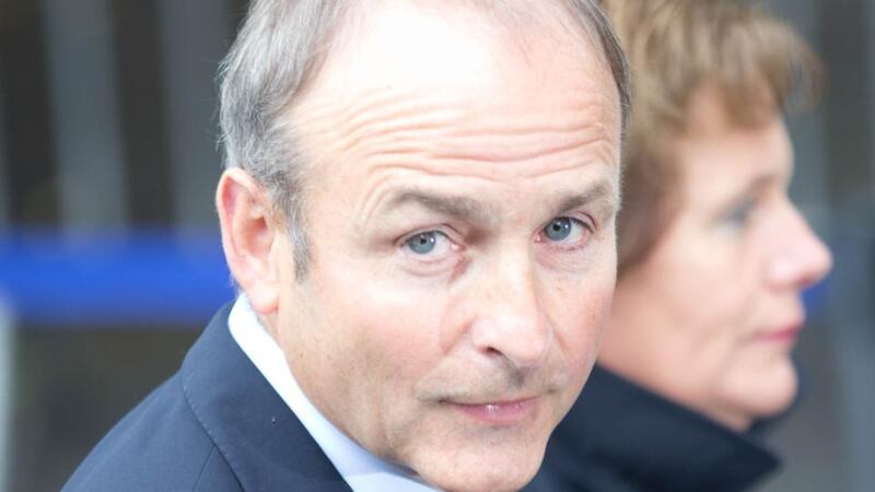 Fianna Fáil leader Micheál Martin: choice of Roscommon because of forthcoming byelection.