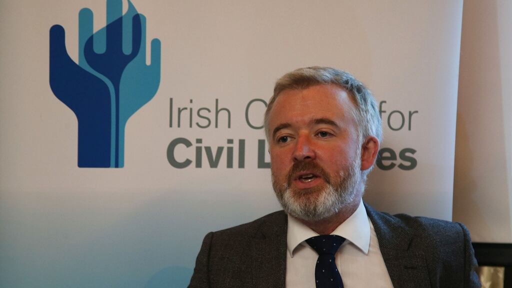ICCL executive director Liam Herrick: State will put itself in “very difficult position” with Online Safety and Media Regulation Bill as it stands. Photograph: Nick Bradshaw