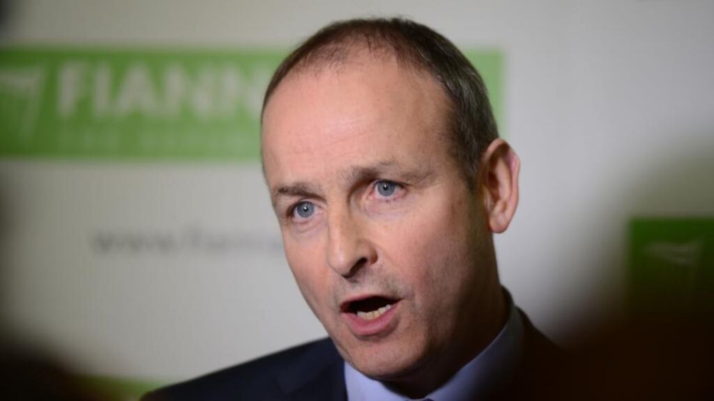 Micheál Martin, leader of Fianna Fail. Photograph: Alan Betson