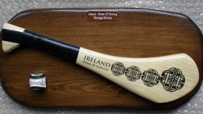 Heritage Hurleys make handcrafted Irish ash hurling gifts and souvenirs, personalised with images and text giving an engraved effect finish.