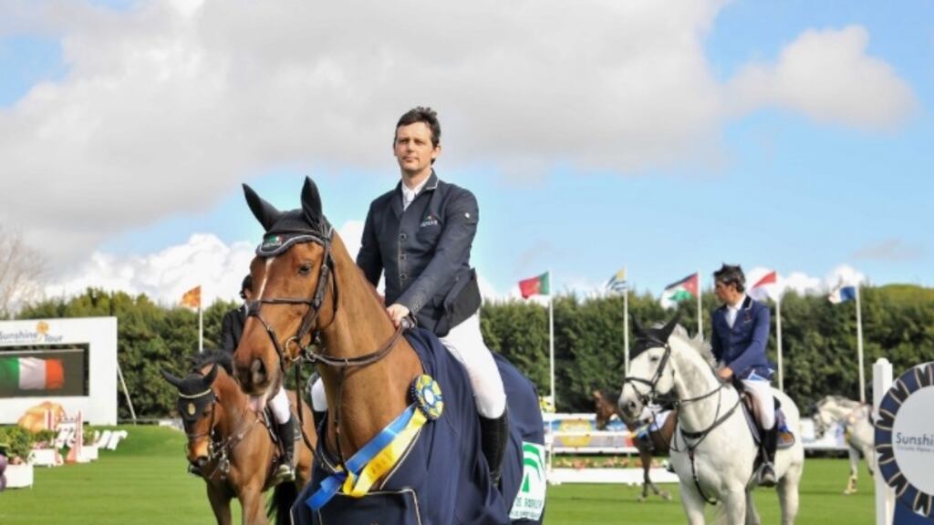 Billy Twomey was the winner of this week’s FEI, Longines Ranking 4* GP. Photograph: Sunshinetour.net/Moises Fotografia