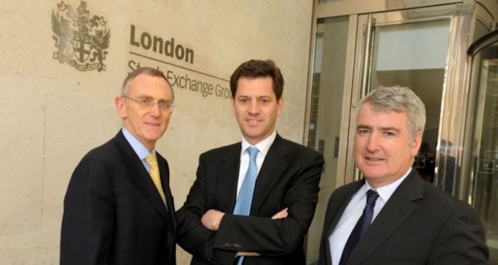 Ian Curley (right) was appointed chairman of Malin in July.