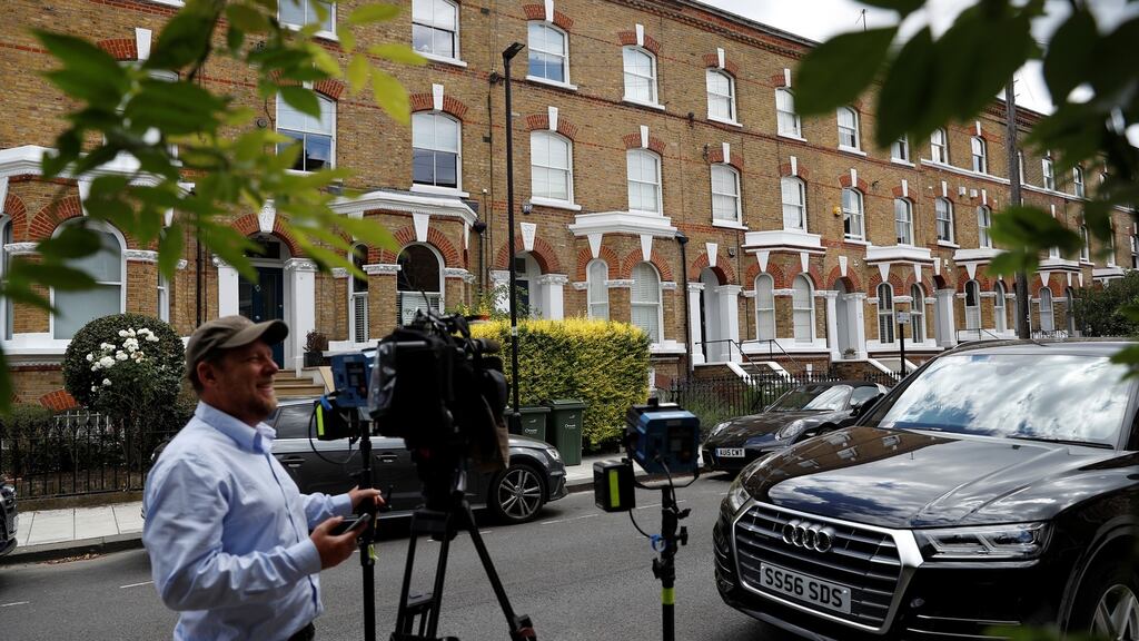A house in Clapham, south London, into whose back garden the body of a suspected stowaway fell from a plane. Photograph: Peter Nicholls