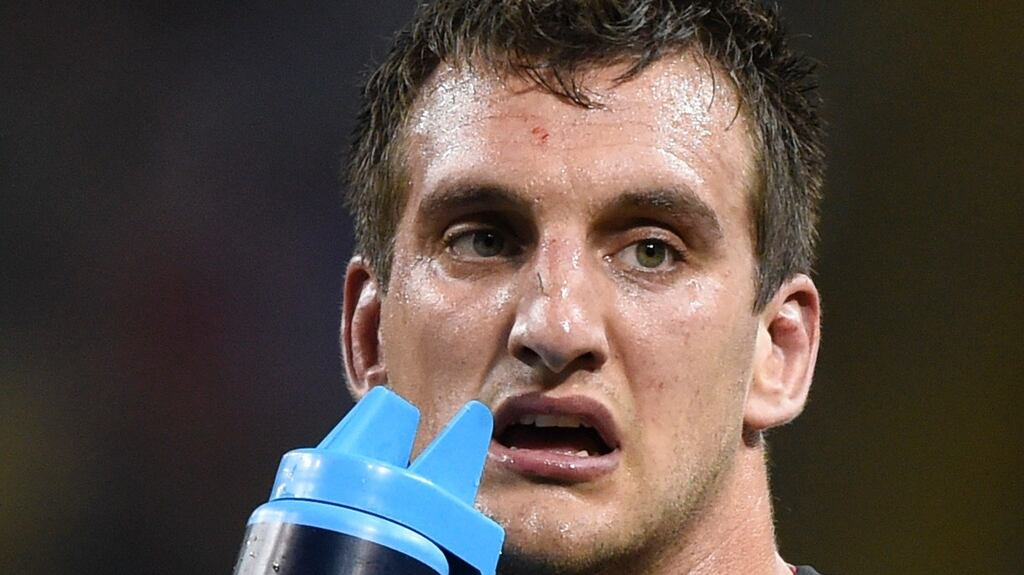 Wales’ captain Sam Warburton has missed out on some sleep in recent days. Photograph: Rebecca Naden/Reuters