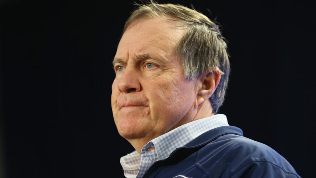 New England Patriots head coach Bill Belichick has said he knew nothing about under inflated balls in the AFC Championship game against Indianapolis Colts. Photograph: Maddie Meyer/Getty Images