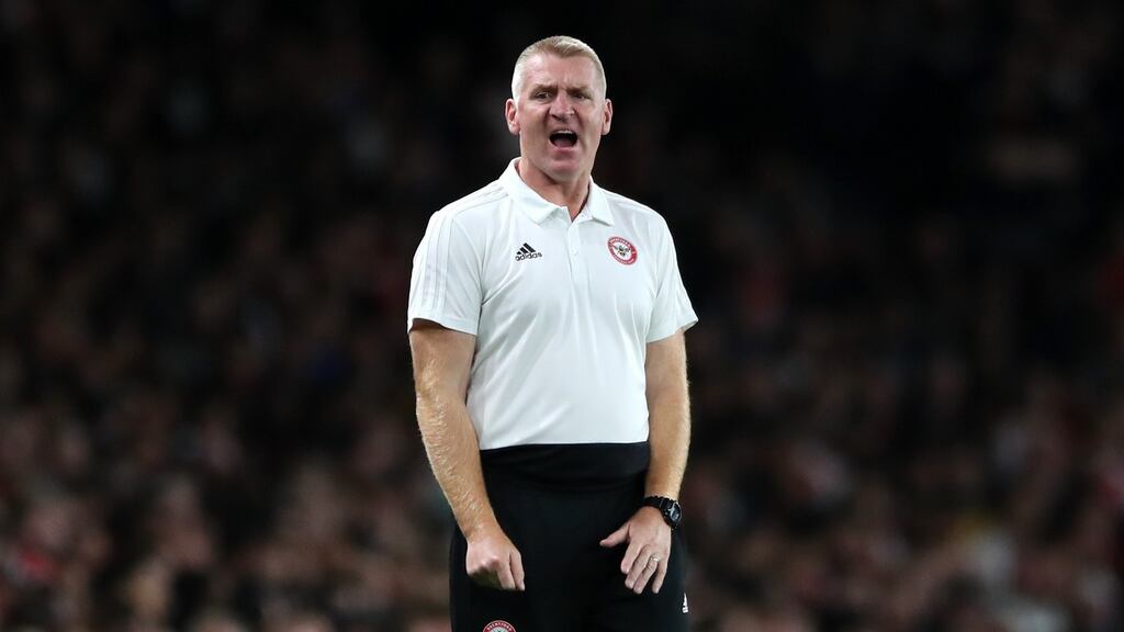 Dean Smith has been named the new Aston Villa manager, with John Terry his assistant. Photograph: Nick Potts/PA